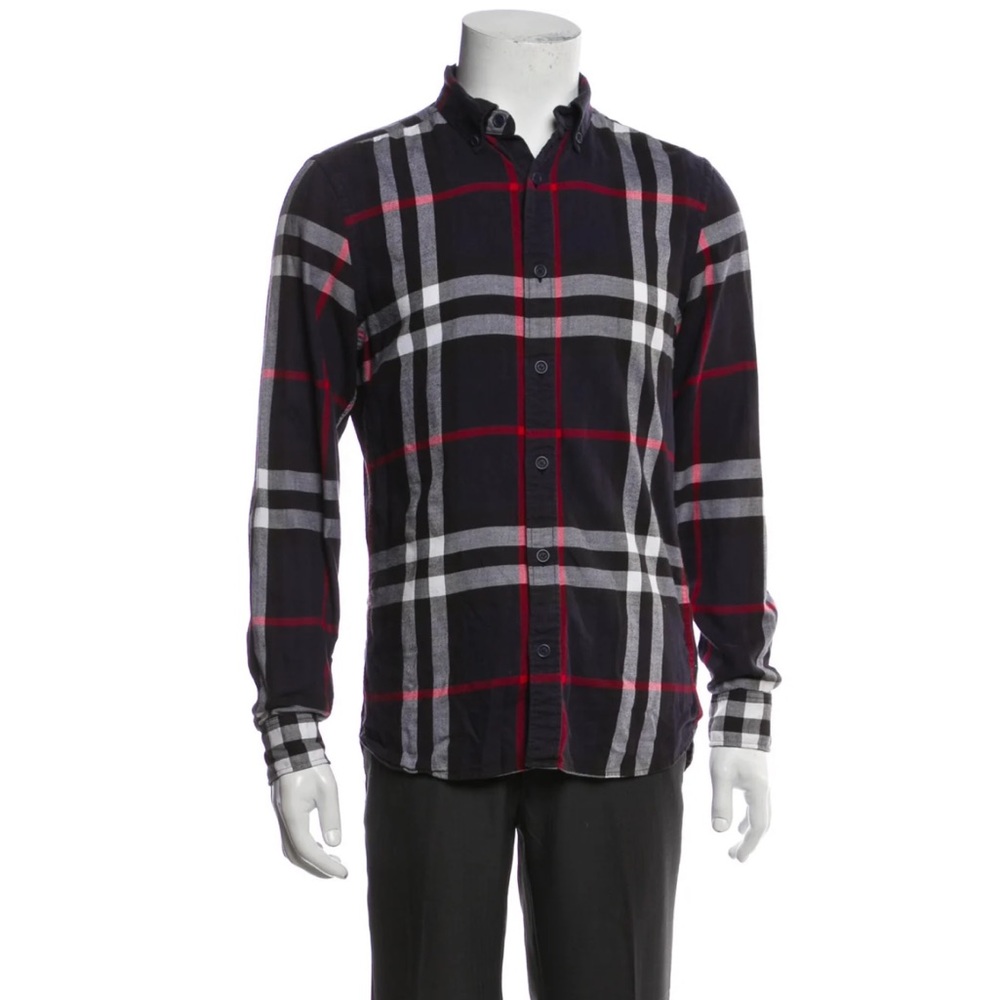 Burberry Plaid Button Up